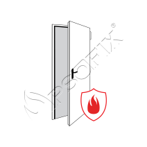 Drzwi stalowe przeciwpożarowe EI30, EI60, EI120