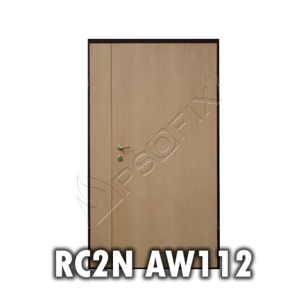AW112 - Drzwi antywłamaniowe dwuskrzydłowe w klasie RC2N
