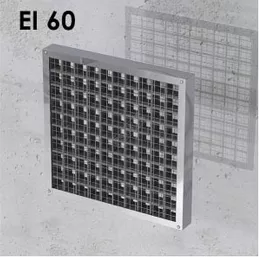 Przeciwpożarowa kratka wentylacyjna pęczniejąca EI60 100x100 mm
