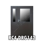 DRG142 - Drzwi antywłamaniowe 2-skrzydłowe w klasie RC4