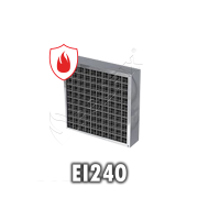 Przeciwpożarowa kratka wentylacyjna pęczniejąca EI240